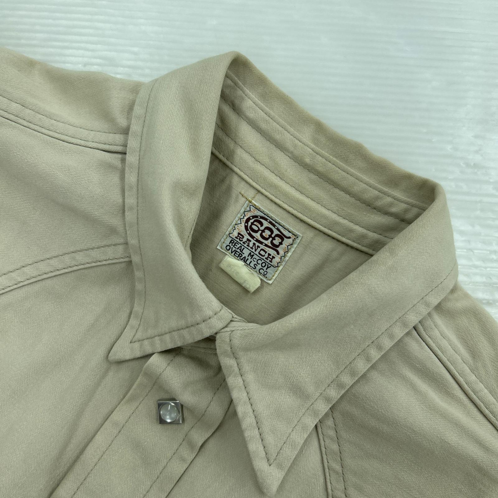 長袖シャツ 600 LOT301s ウエスタンシャツ 白 (15) ホワイト