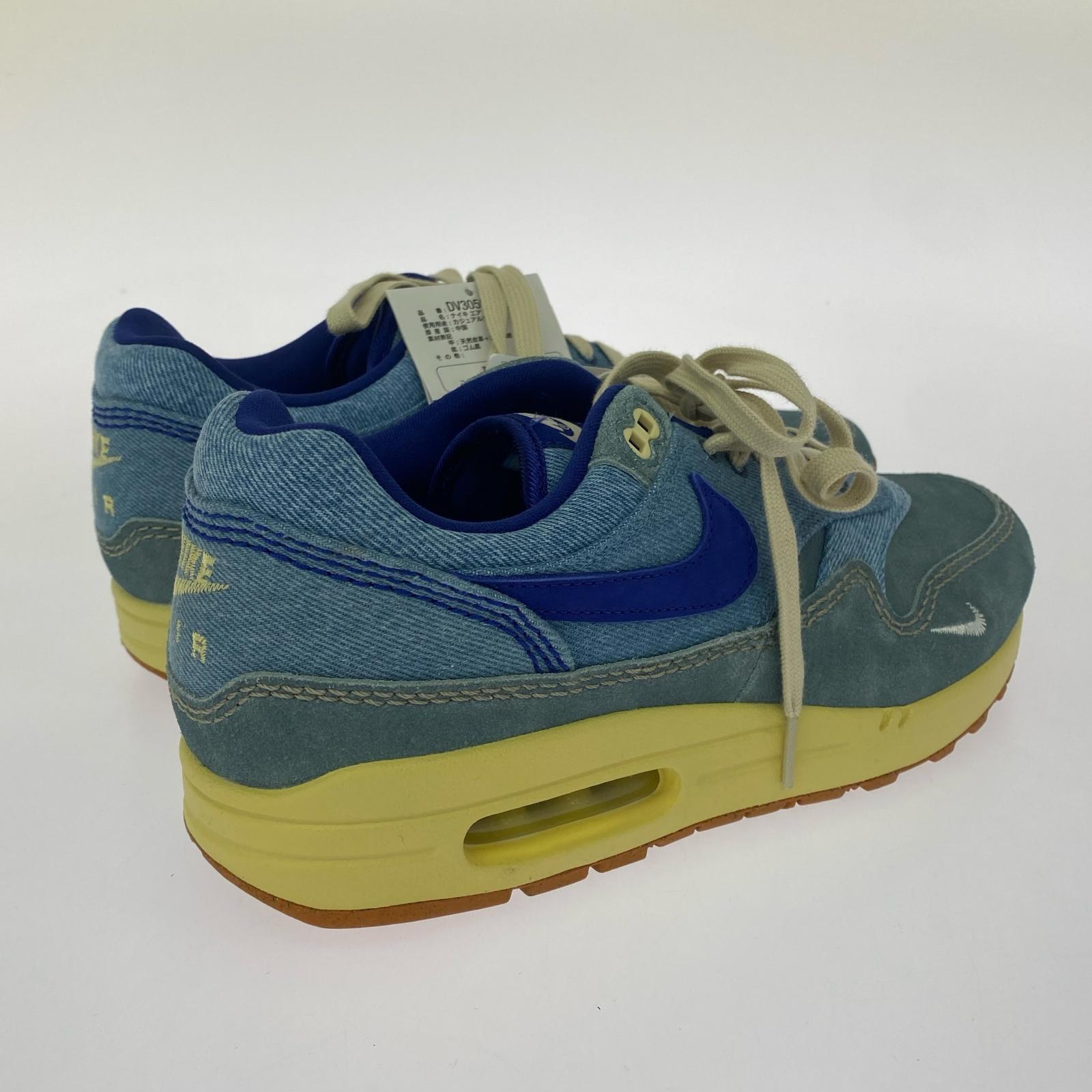 スニーカー AIR MAX 1 PRM DIRTY DENIM(28.0cm) 28cm (US10 UK9 1/2 EU46) ブルー