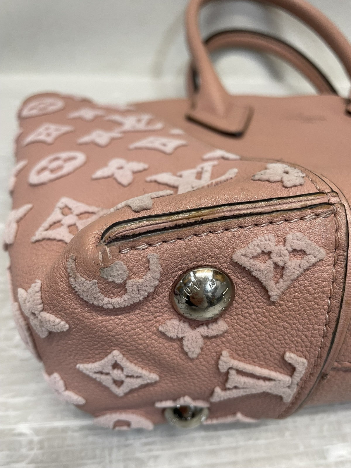 LOUIS VUITTON モノグラム ヴェルール トートW BB マグノリア M94639