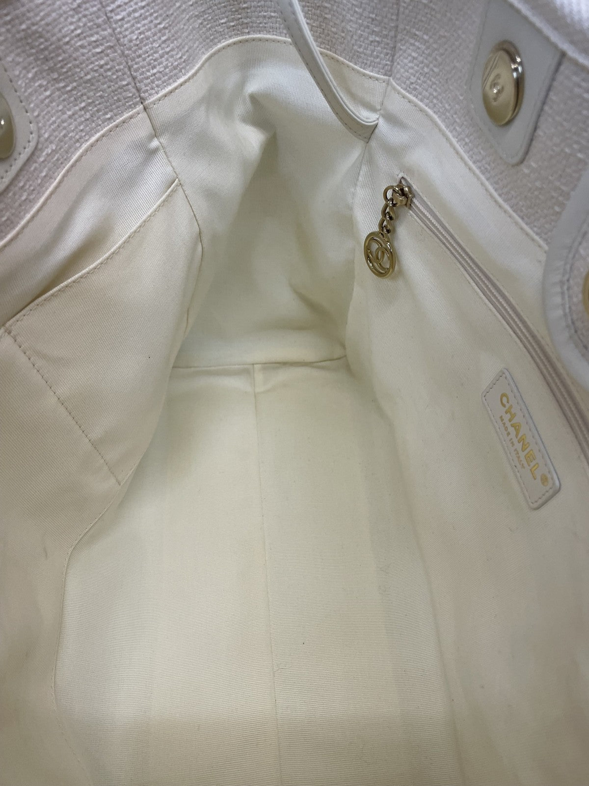 CHANEL 25C ドーヴィルGM キャンバストートバッグ