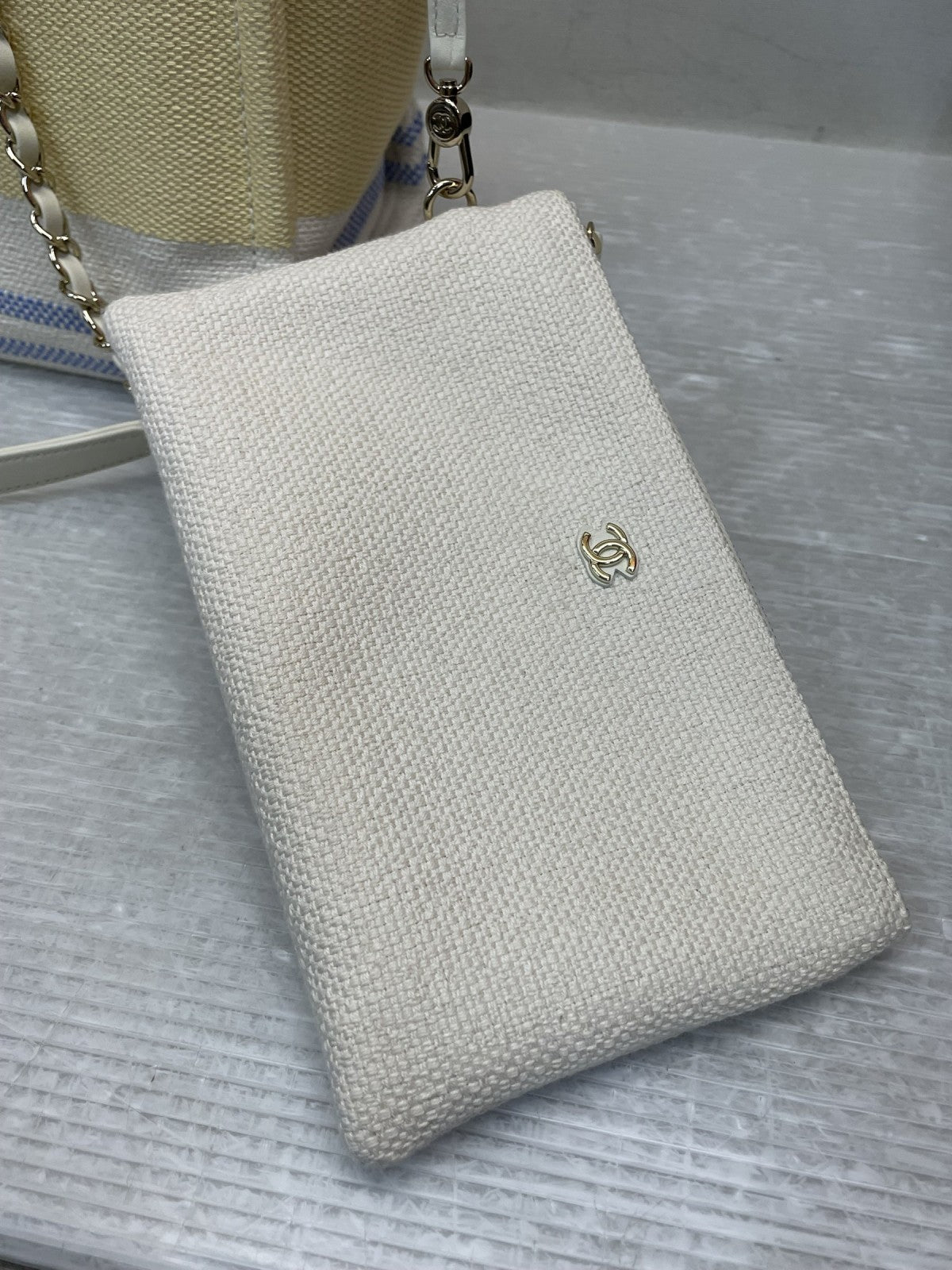 CHANEL 25C ドーヴィルGM キャンバストートバッグ