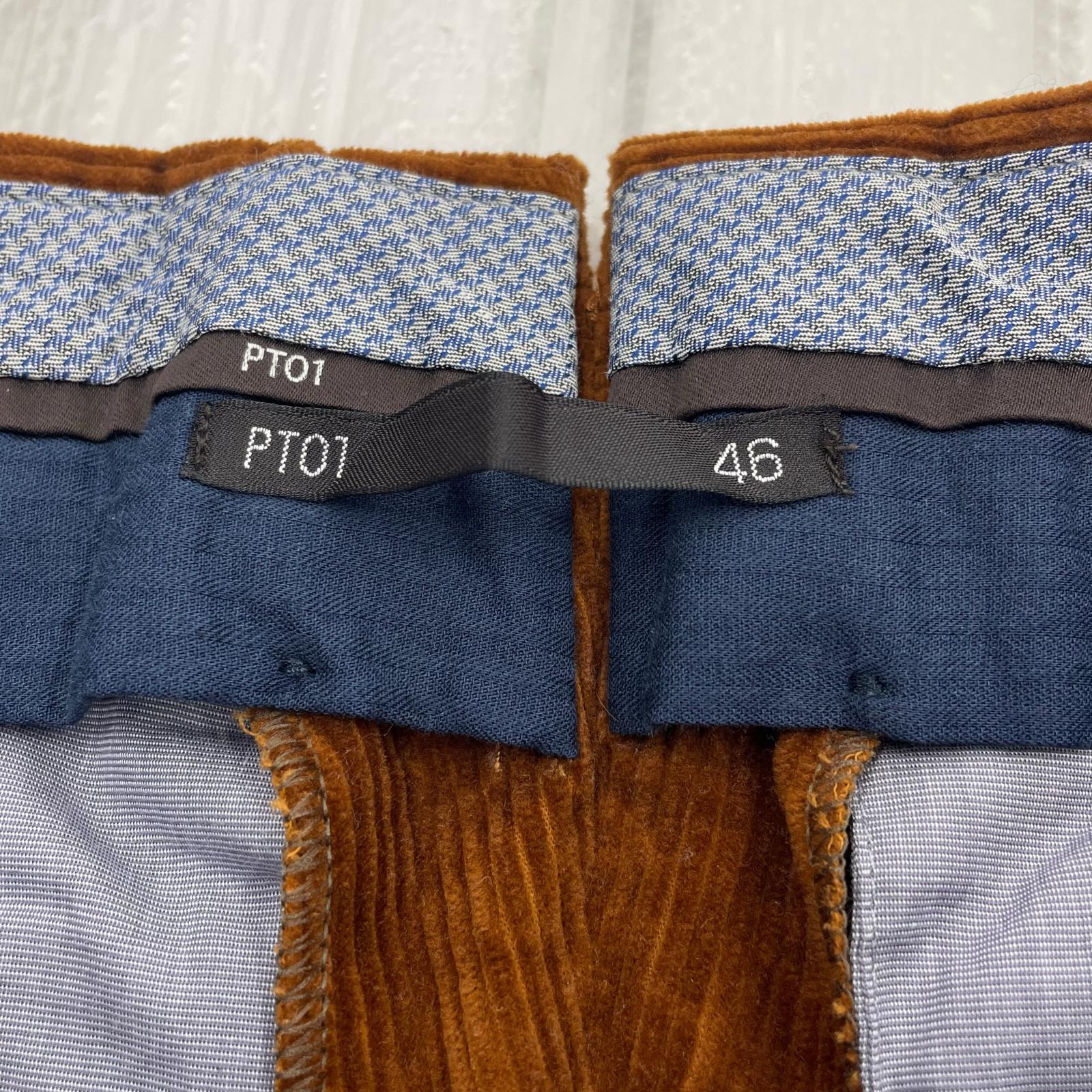 パンツ ストレッチパンツ コーデュロイ 46 ブラウン