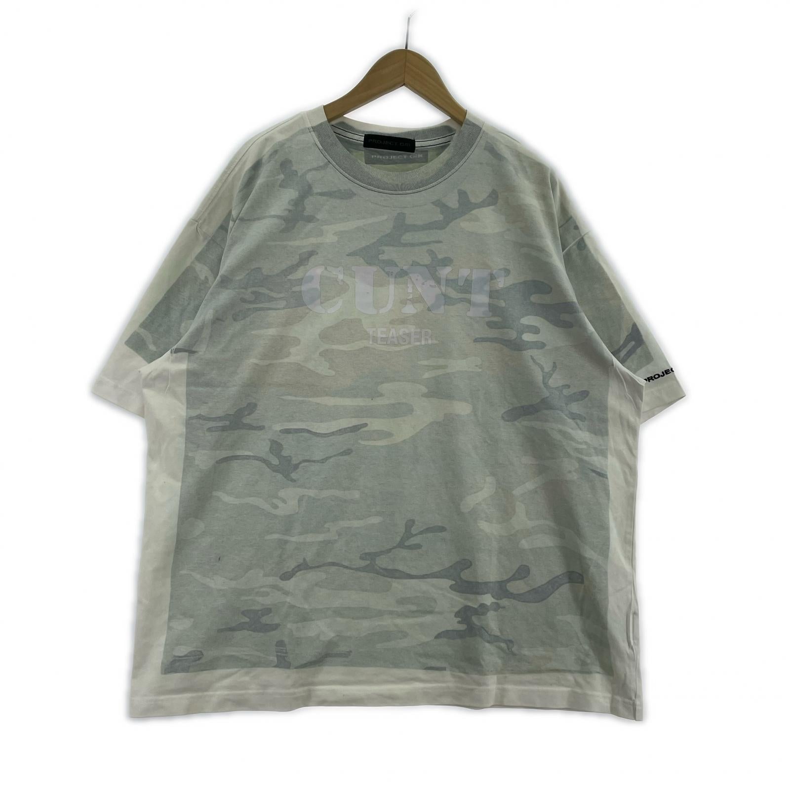 半袖Tシャツ PROJECT G/R CAMO TROMPE-L'OEIL T-SHIRT ホワイト