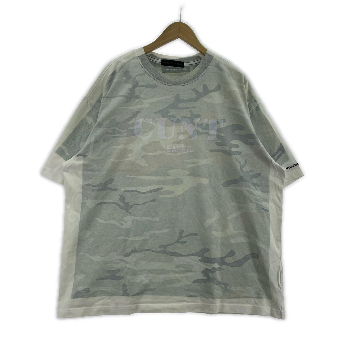 半袖Tシャツ PROJECT G/R CAMO TROMPE-L'OEIL T-SHIRT ホワイト