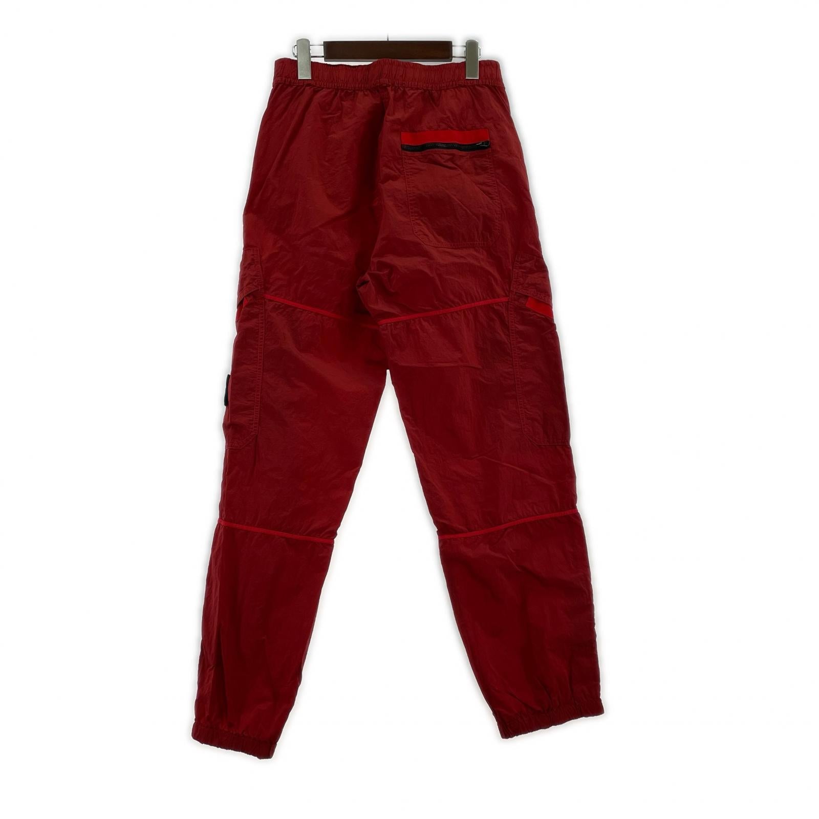 パンツ 24SS NYLON METAL SIDE ZIP PANTS RED 30 レッド