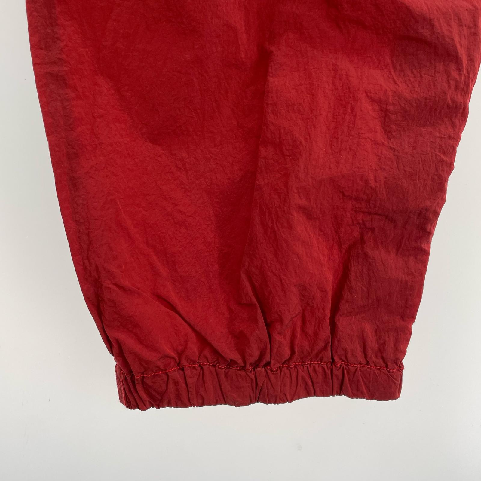 パンツ 24SS NYLON METAL SIDE ZIP PANTS RED 30 レッド