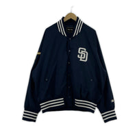 ブルゾン Satin Blouson NYV L L ネイビー