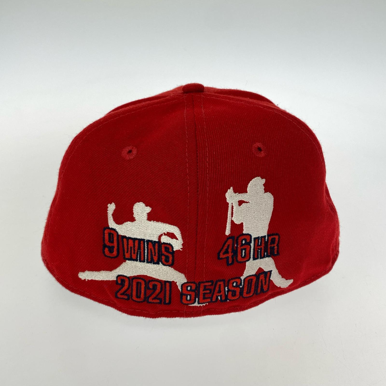 キャップ 59FIFTY 大谷翔平 MVP記念 レッド