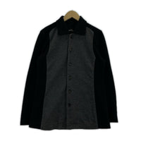長袖シャツ 90s 切り替え ウールシャツ BLK&GRY