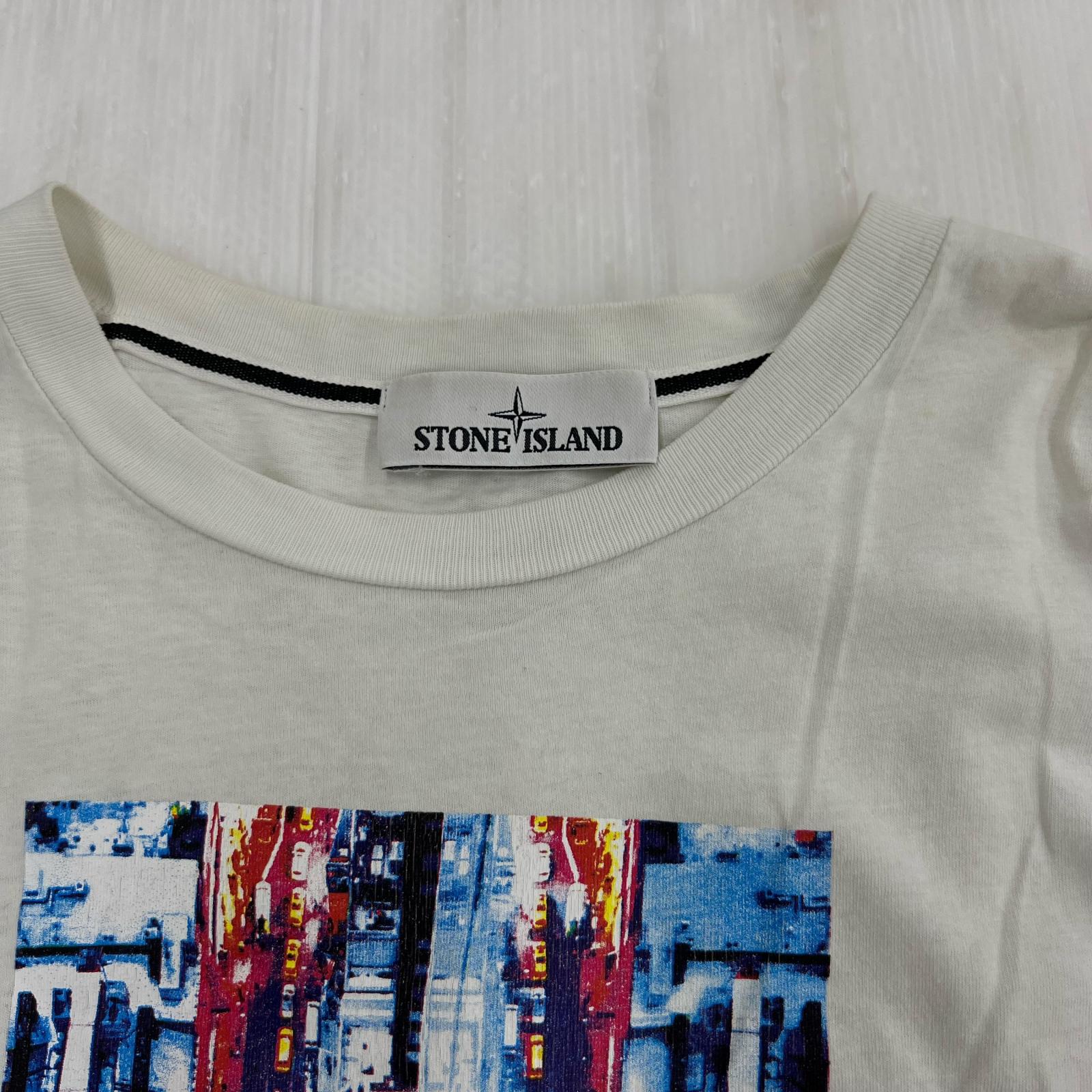 半袖Tシャツ STONE ISLAND 半袖Tシャツ・カットソー M ホワイト
