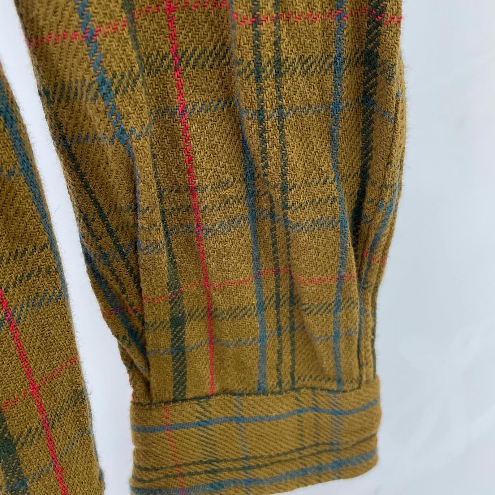 長袖シャツ LVC ウエスタンチェックシャツ 茶(M) M