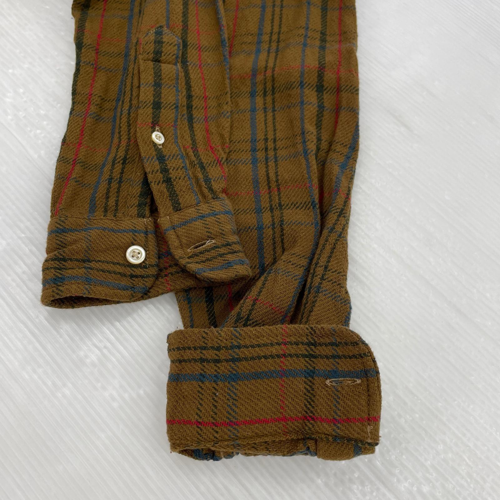 長袖シャツ LVC ウエスタンチェックシャツ 茶(M) M