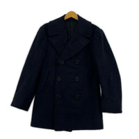 その他アウター 40s Pコート 紺 34 ネイビー