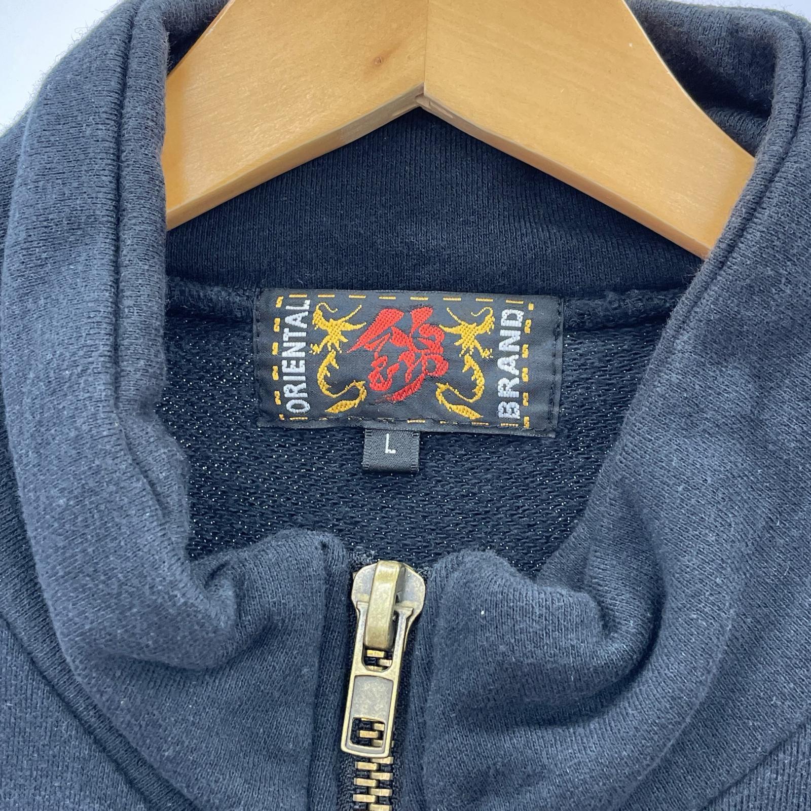 ジャケット 錦 和柄刺繍 ジャケット L ブラック