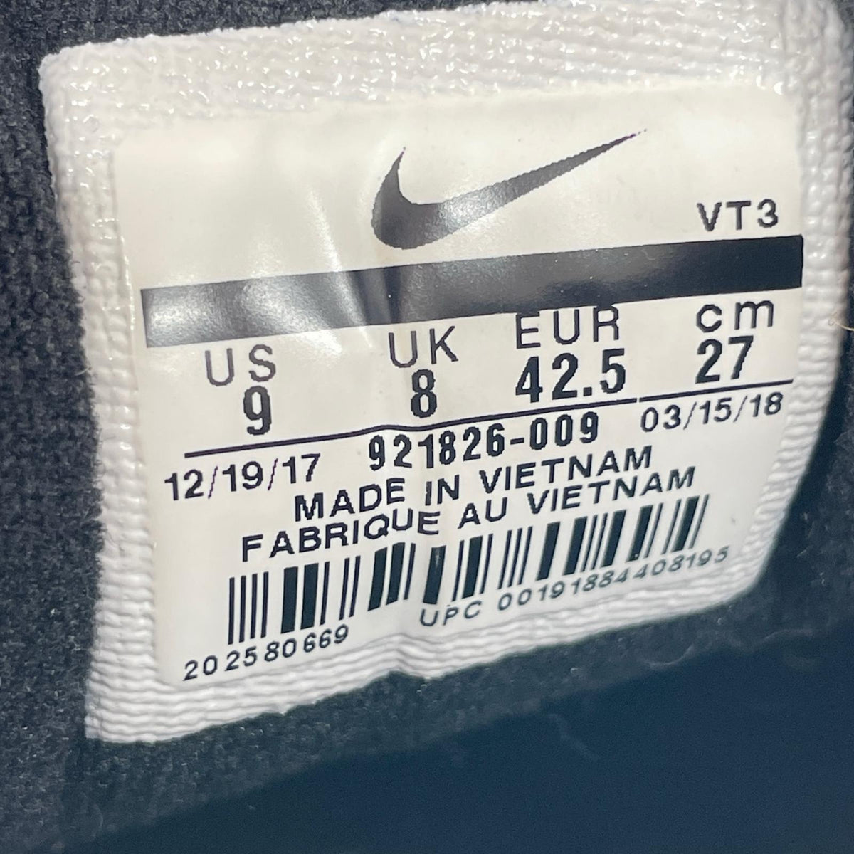 スニーカー Air Max 97 (27.0) 921826-009 27cm (US9 UK8 1/2 EU44)