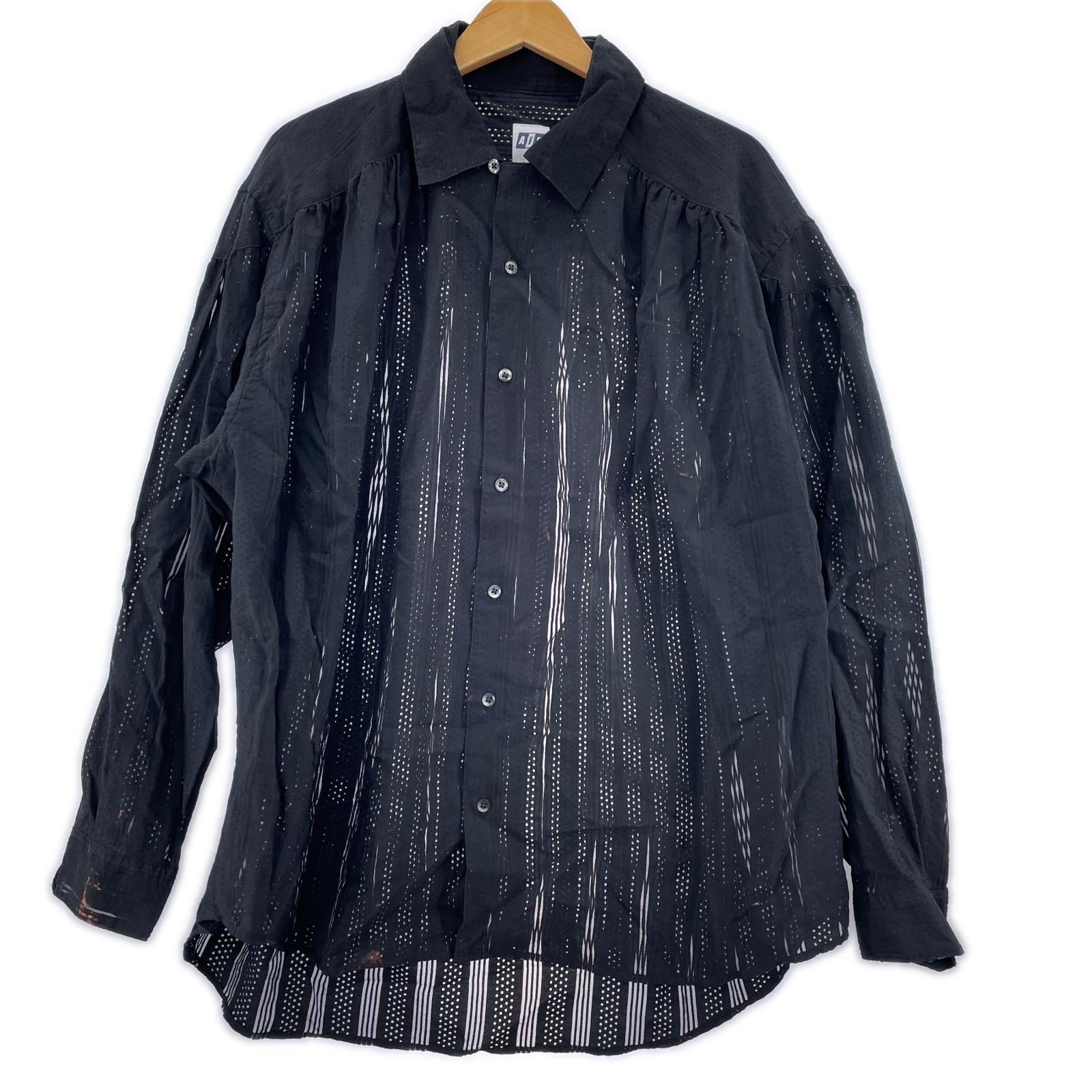 長袖シャツ Painter Shirt 黒 L L ブラック