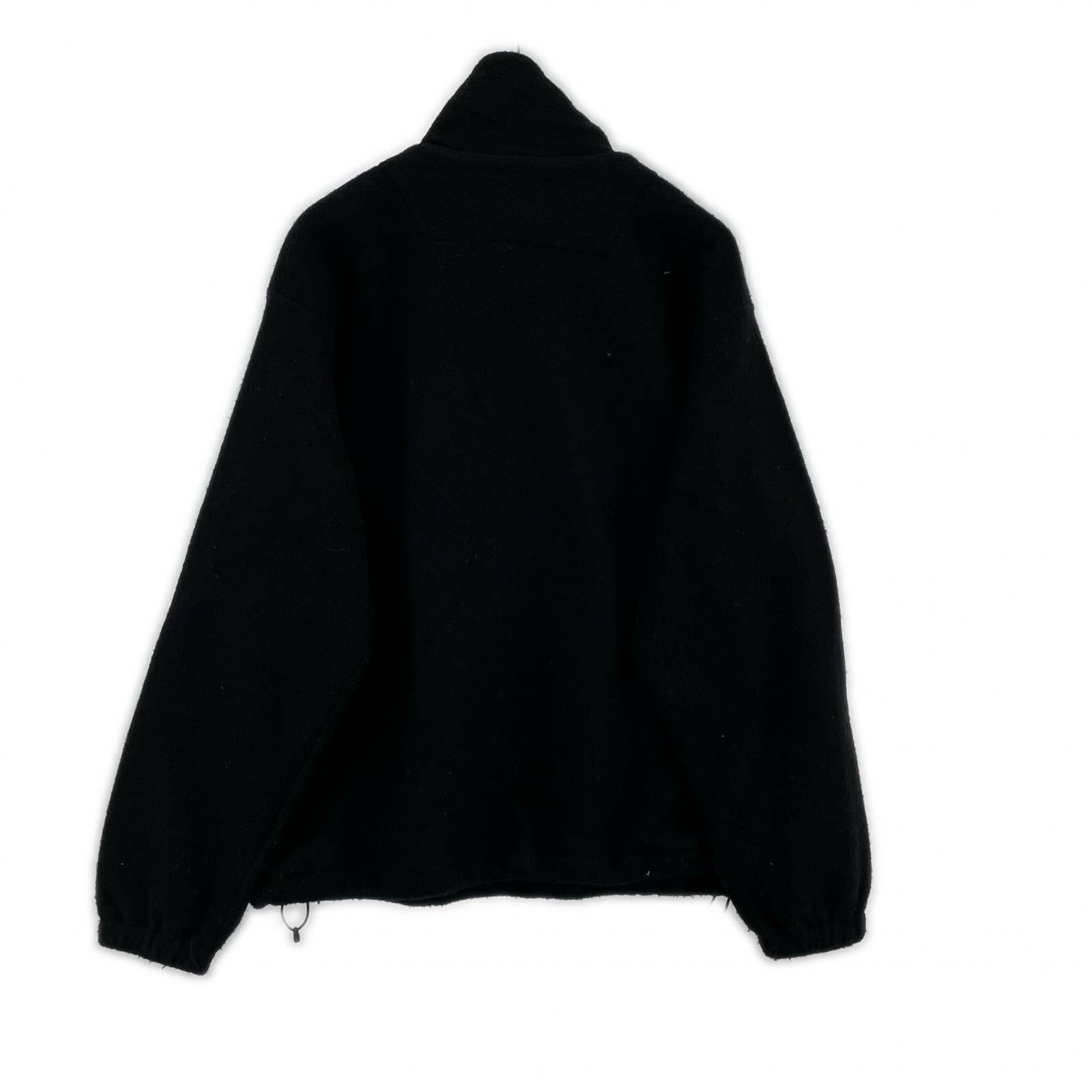ジャケット 25AW Wool Fleece Half Zip Pullover 黒 2 2 ブラック