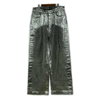パンツ SUBLATIONS WIDE SEAM DENIM BAGGY PANTS 3 シルバー