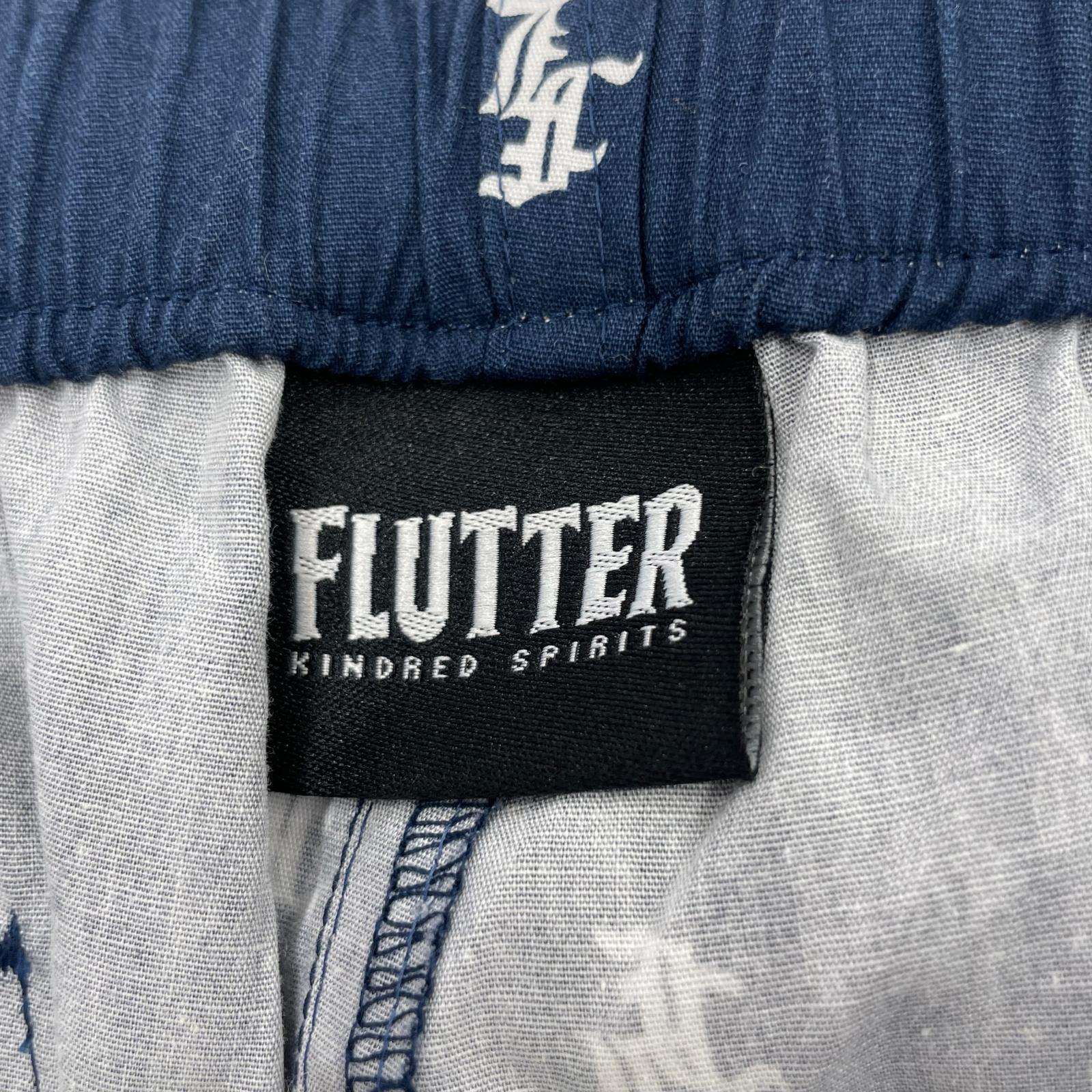 ショートパンツ FLUTTER 総柄 ショーツ 紺 M M