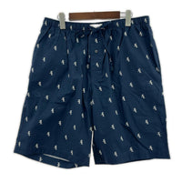 ショートパンツ FLUTTER 総柄 ショーツ 紺 M M