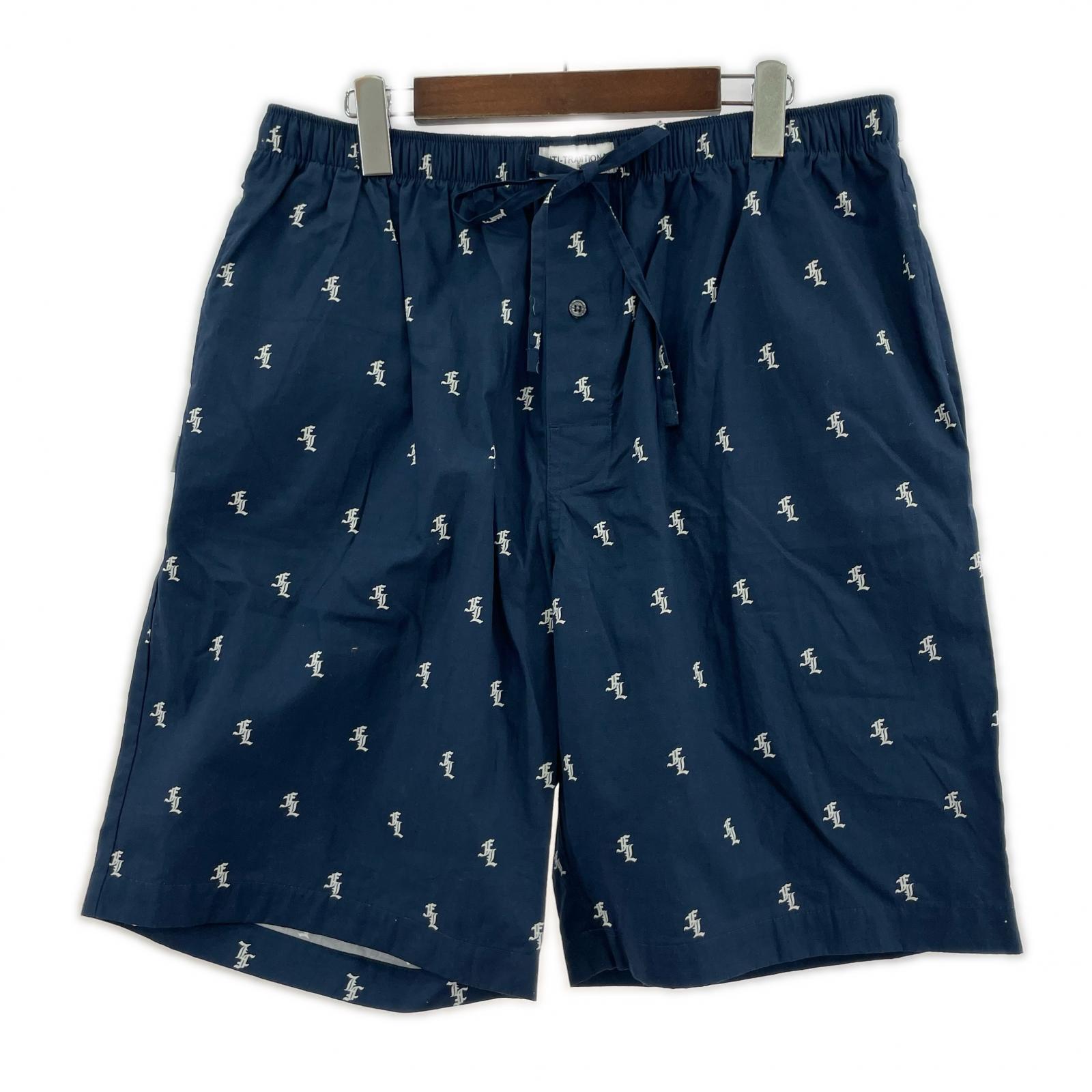 ショートパンツ FLUTTER 総柄 ショーツ 紺 M M