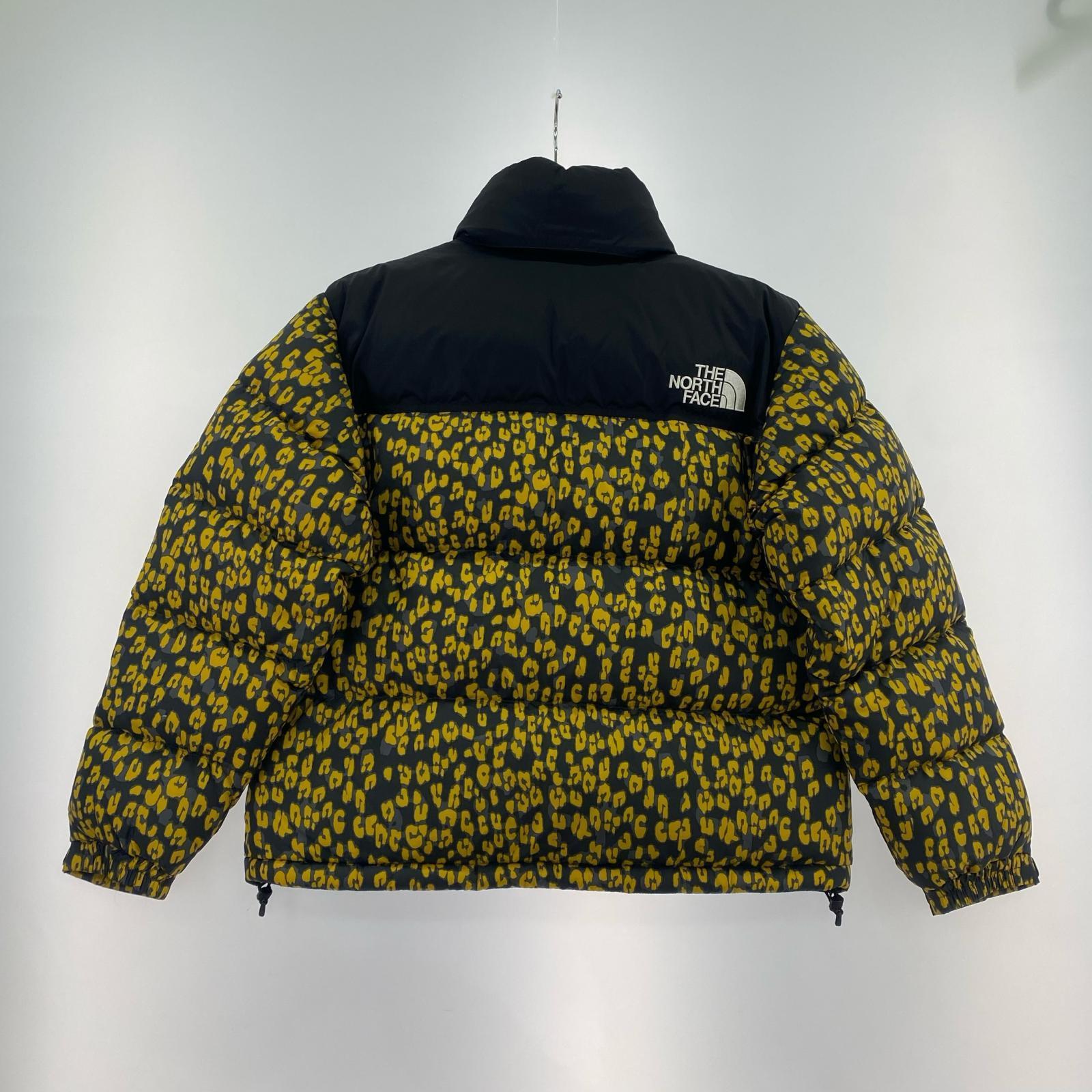 ダウンジャケット NOVELTY SHORT NUPTSE JACKET レオパード L L