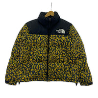 ダウンジャケット NOVELTY SHORT NUPTSE JACKET レオパード L L