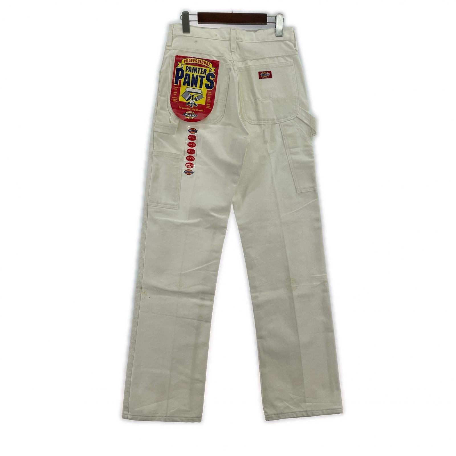 パンツ USA製 80s フラッシャー付き ペインターパンツ 白(30) ホワイト