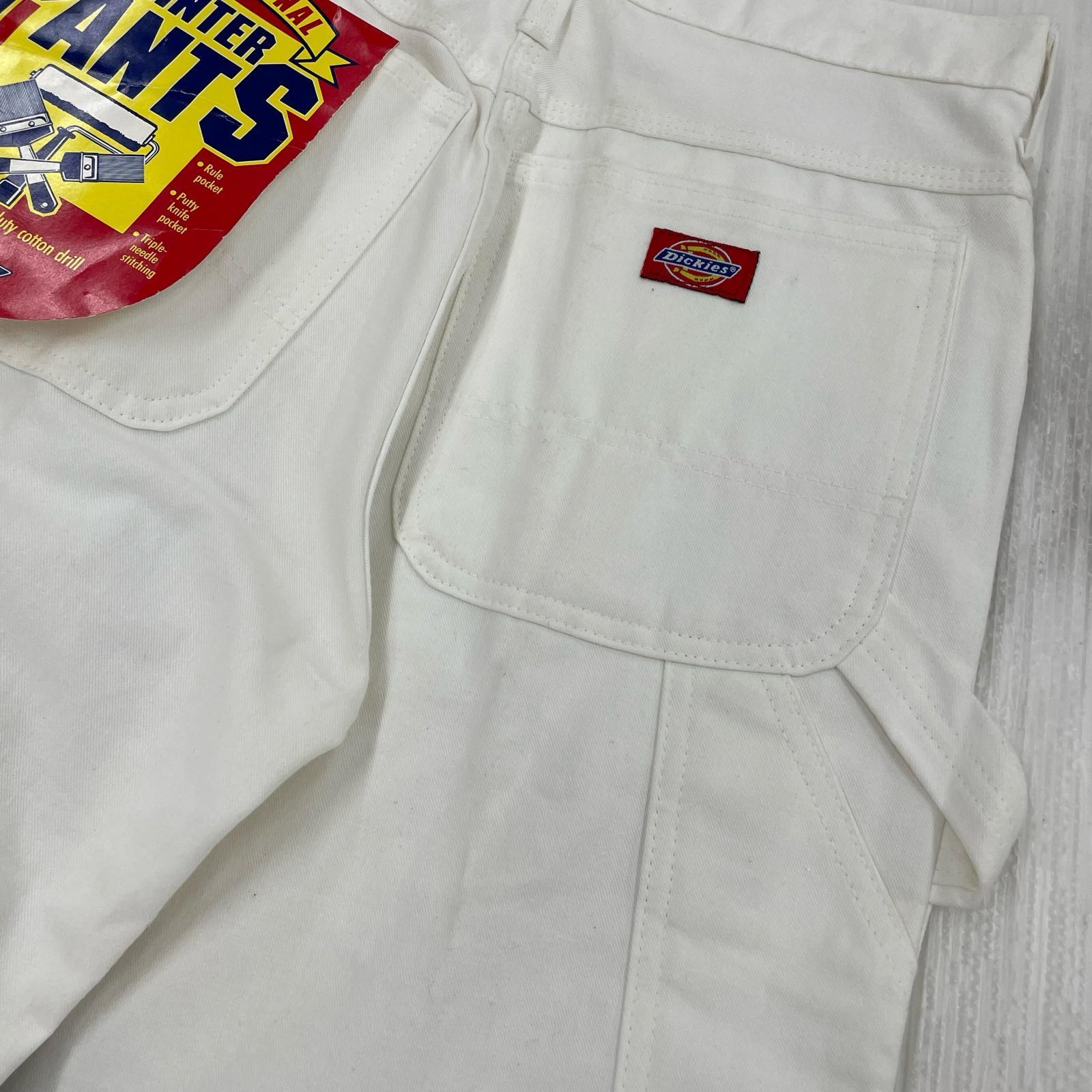 パンツ USA製 80s フラッシャー付き ペインターパンツ 白(30) ホワイト