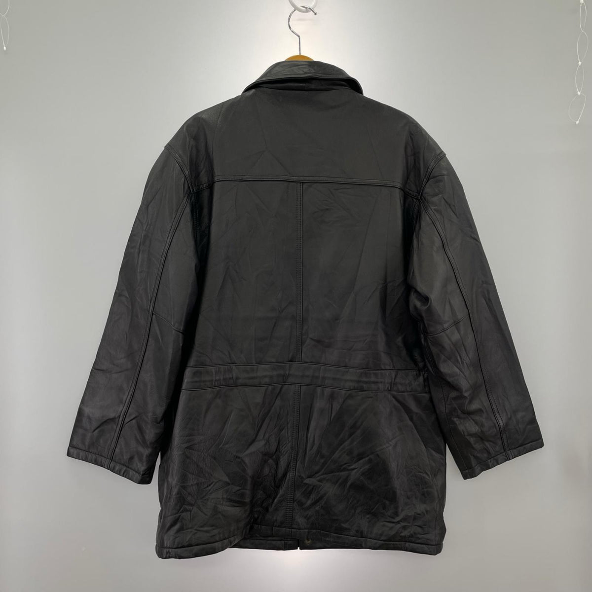 レザージャケット ラムレザージャケット 黒 M ブラック