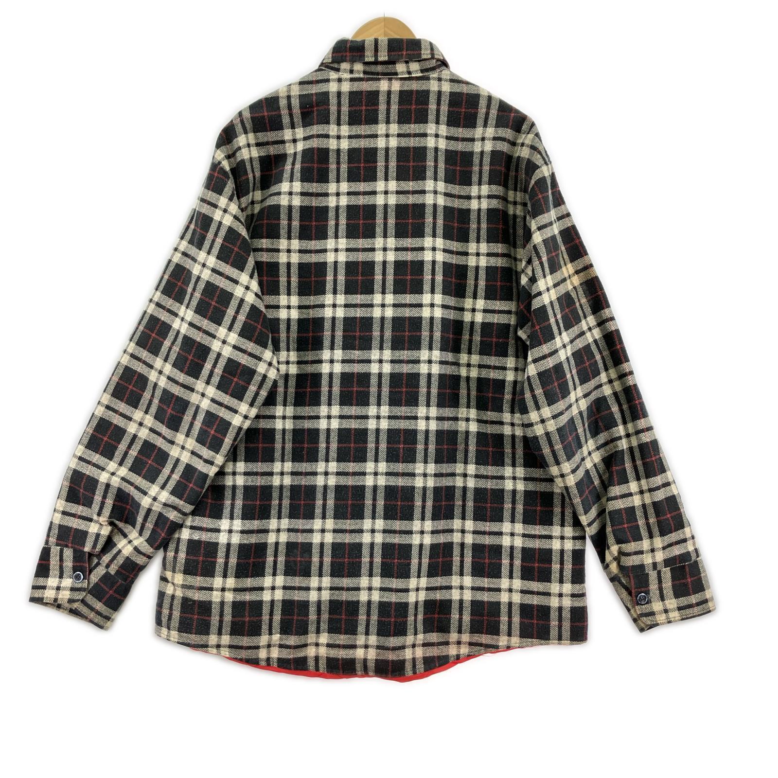 長袖シャツ 70s sears PREMA-PREST チェックシャツ(XL) マルチカラー
