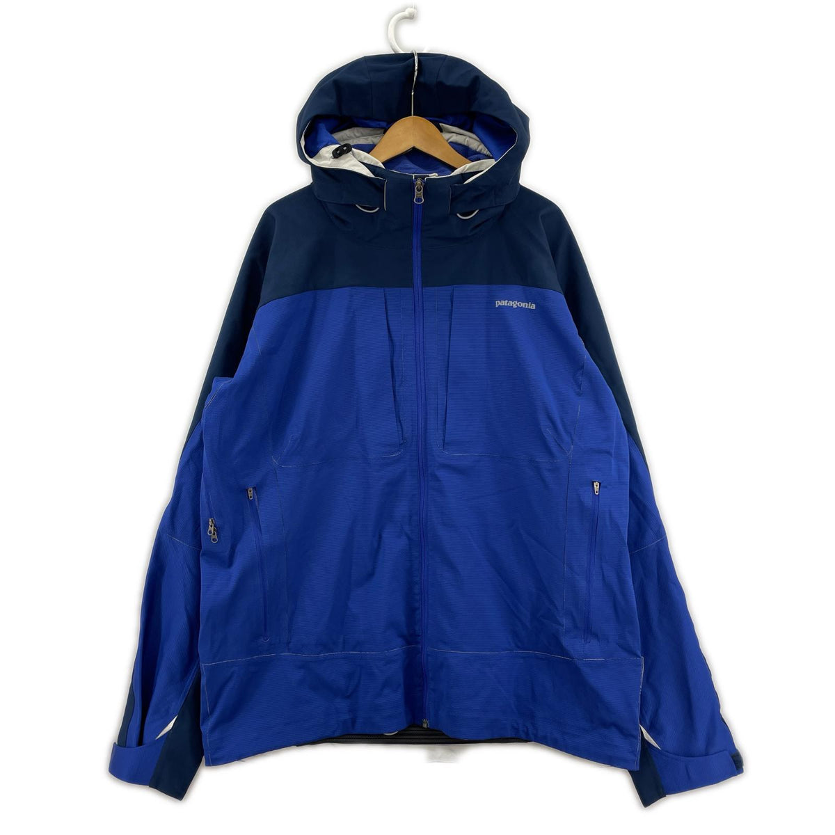 ジャケット フーディージャケット 青(XL)