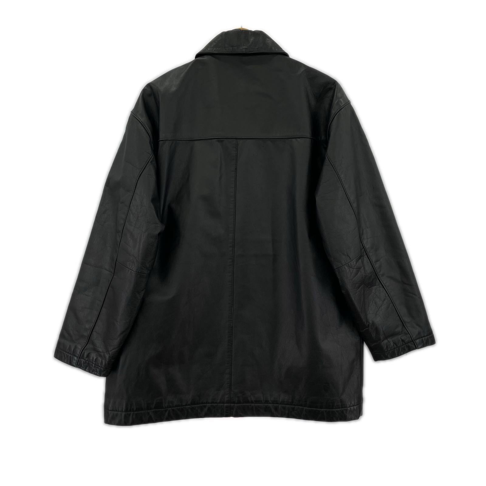 レザージャケット milano connection レザージャケット 黒 M ブラック