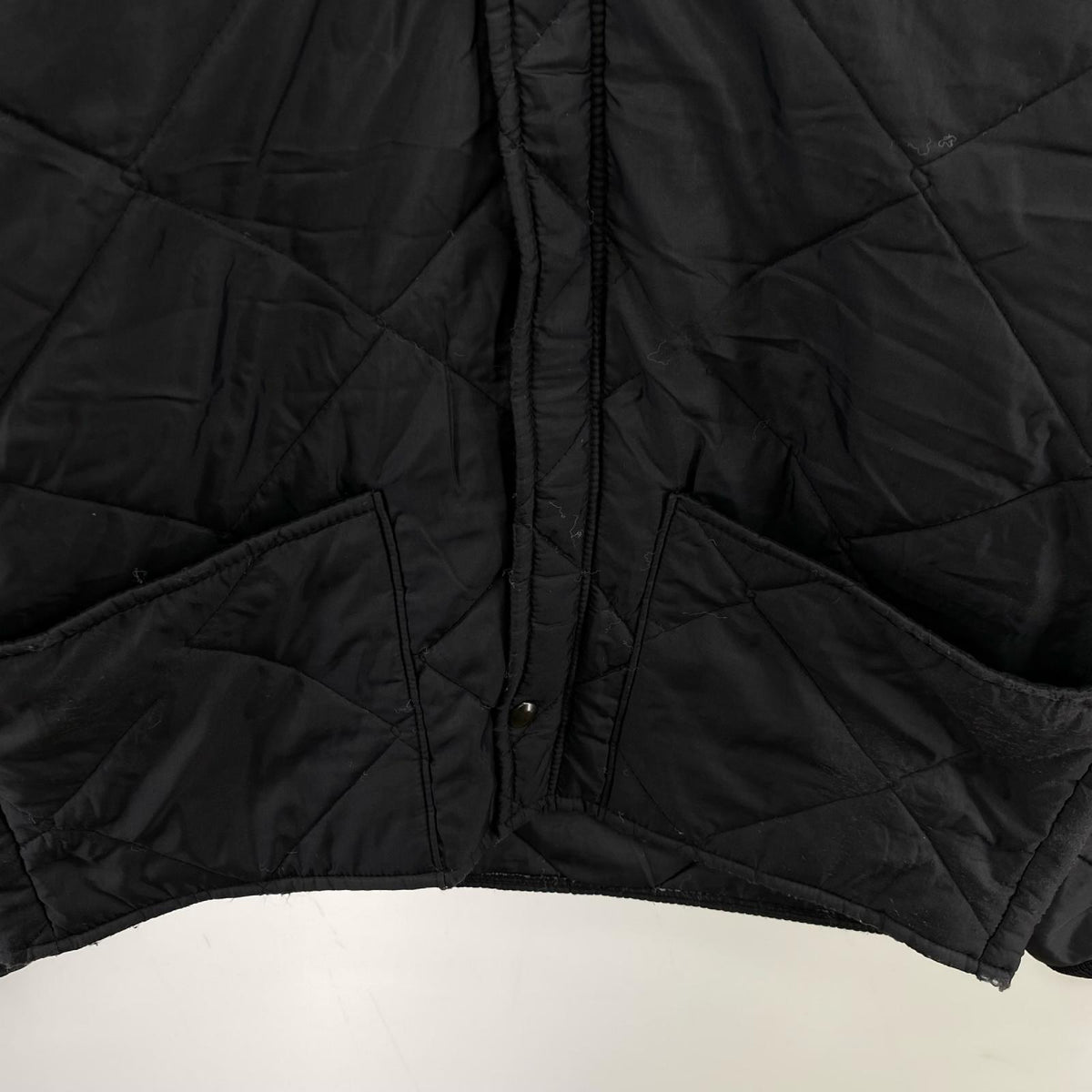 ジャケット SNAPWEAR キルティングジャケット ブラック