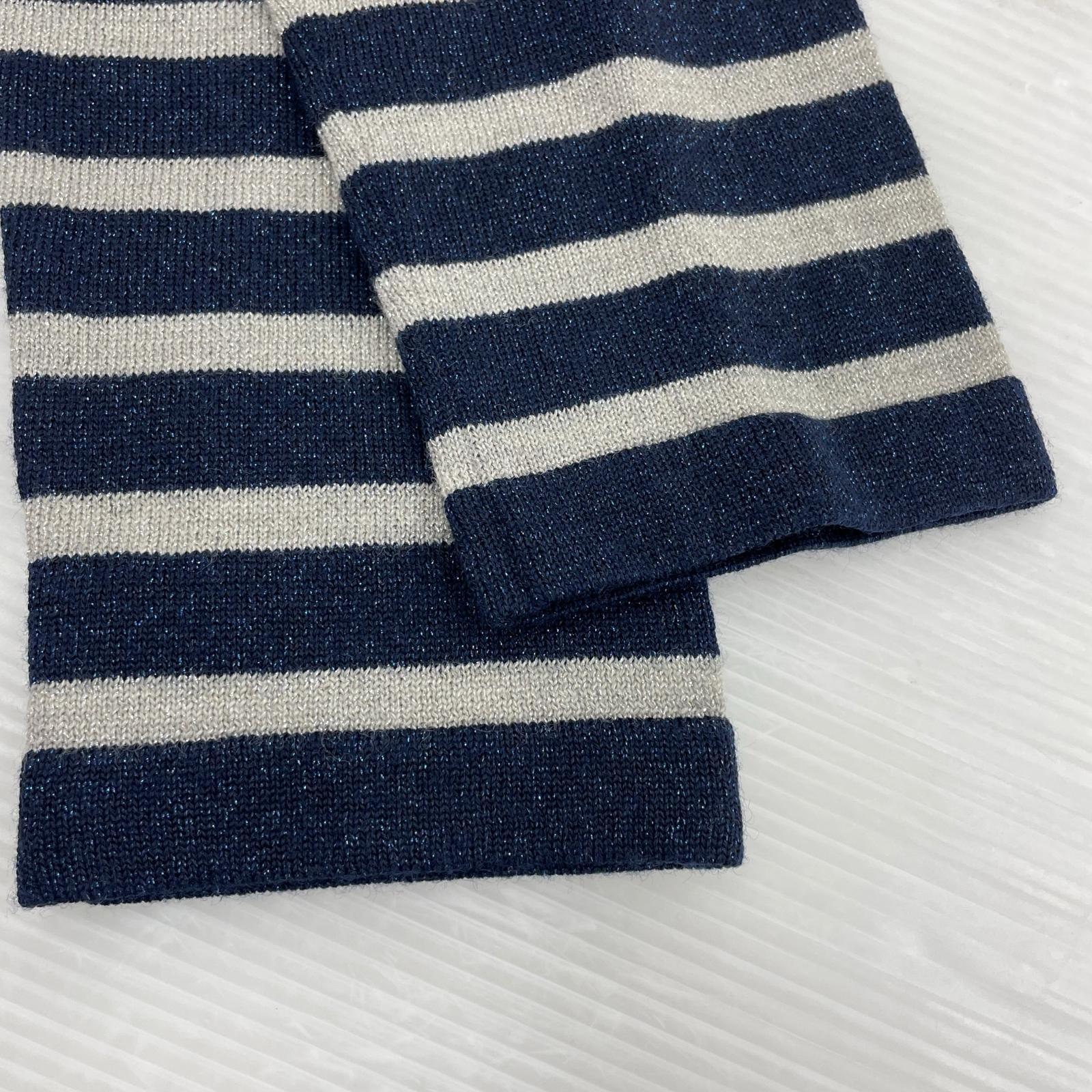 ニット JEAN-PAUL GAULTIER ボーダーニット 紺(38)
