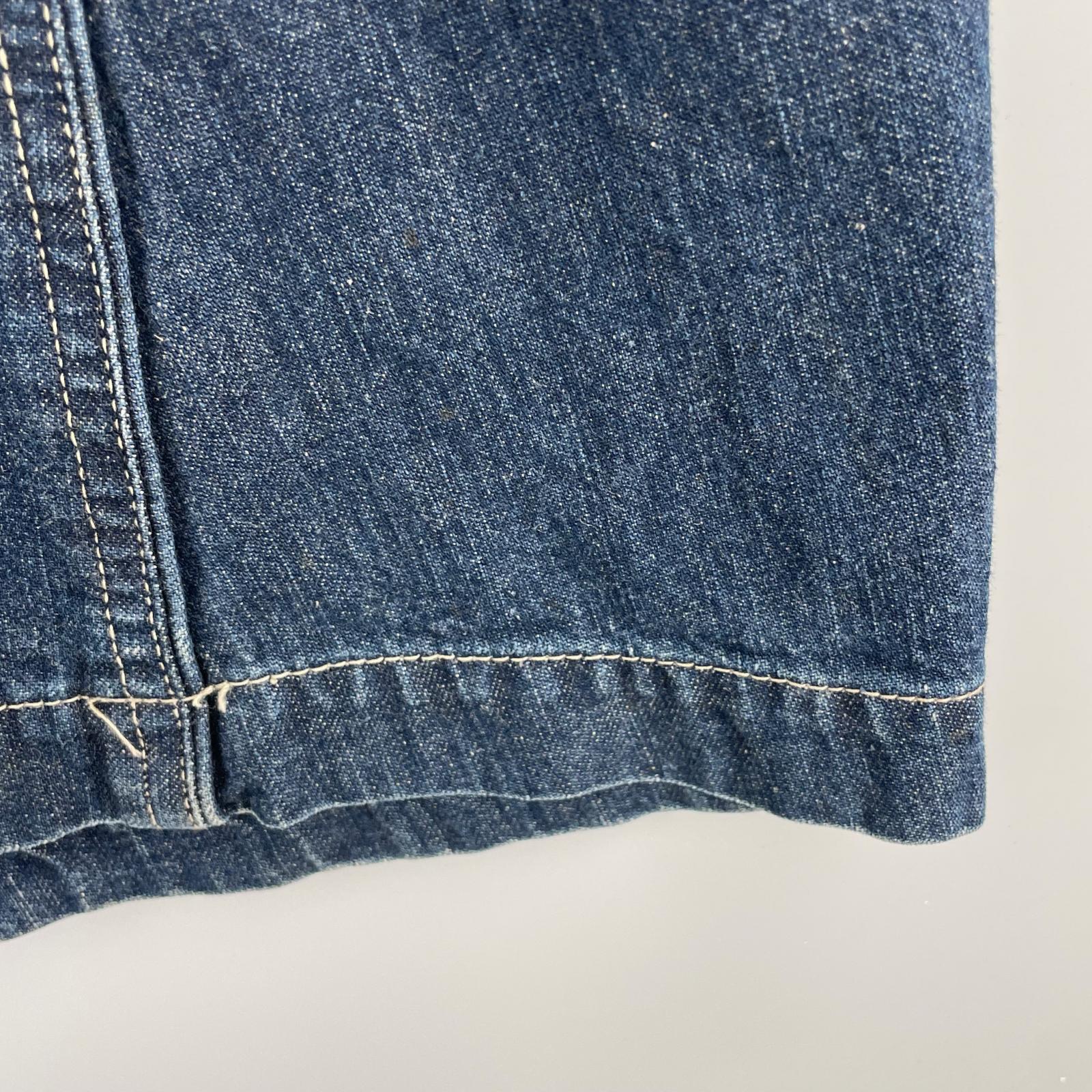 ロングスカート デニムロングスカート(M) M ネイビー