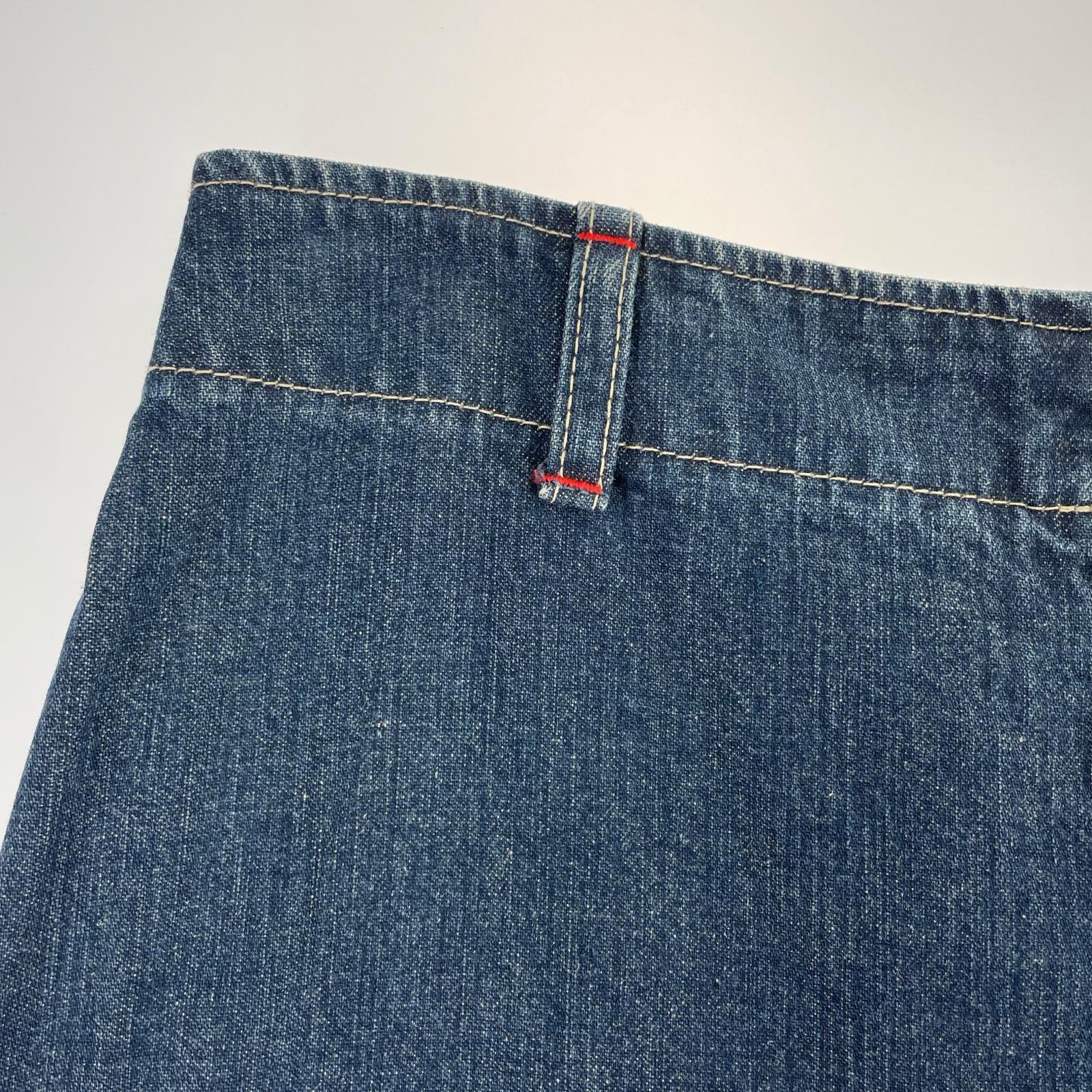 ロングスカート デニムロングスカート(M) M ネイビー