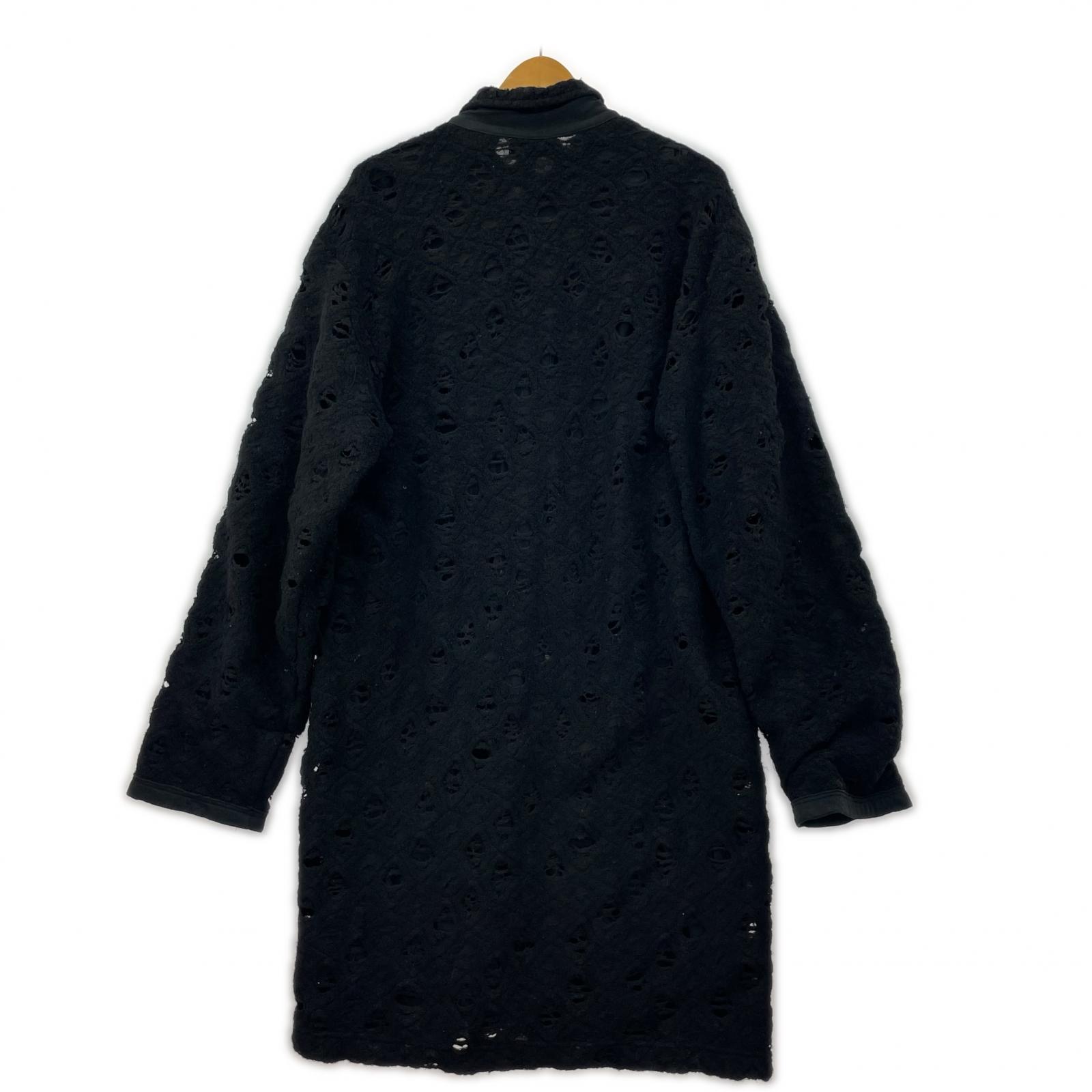 その他アウター 13AW クラッシュ加工 ロングカーディガン (3) 3 ブラック