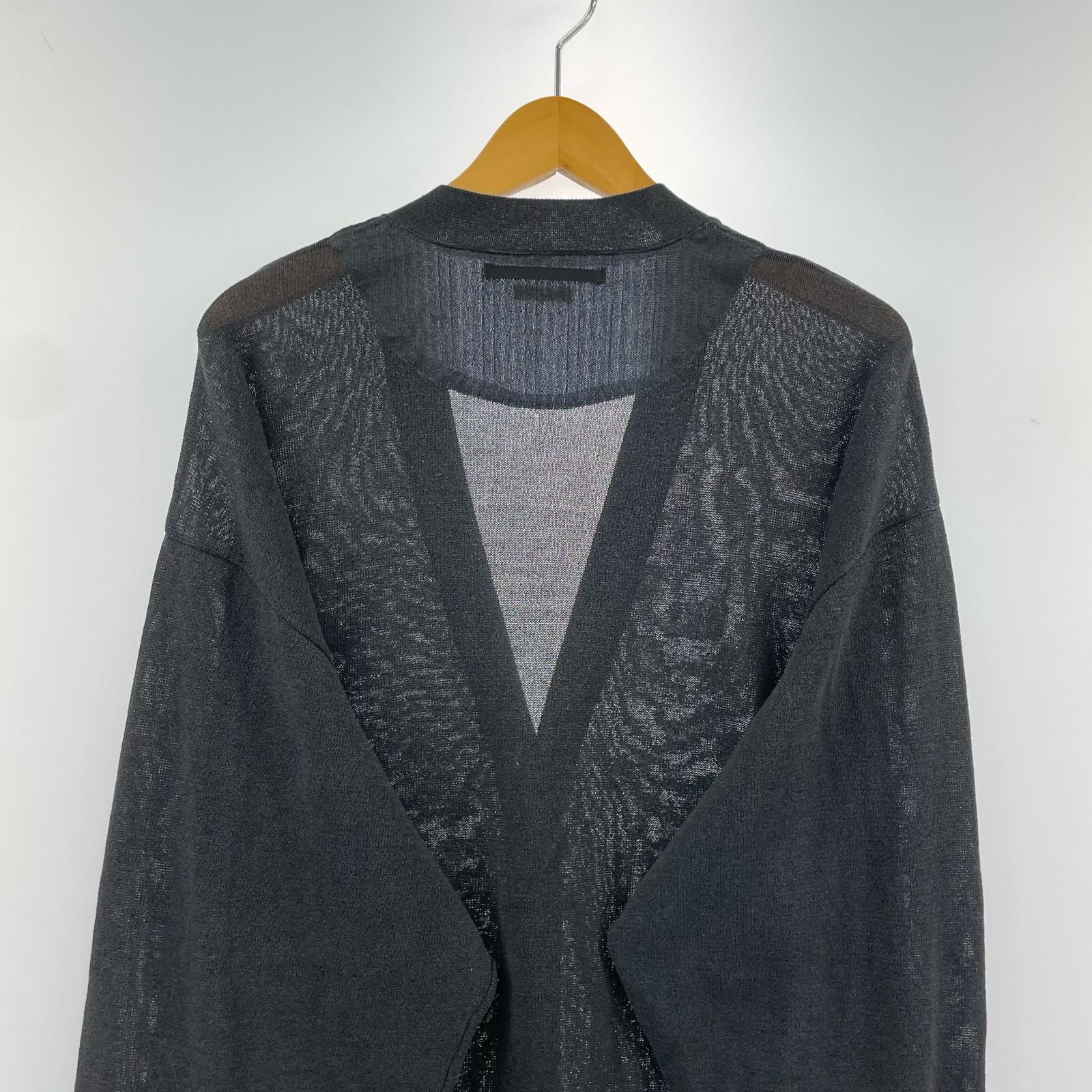 カーディガン the shepherd 25SS ペーパーニット カーディガン 3 グレー
