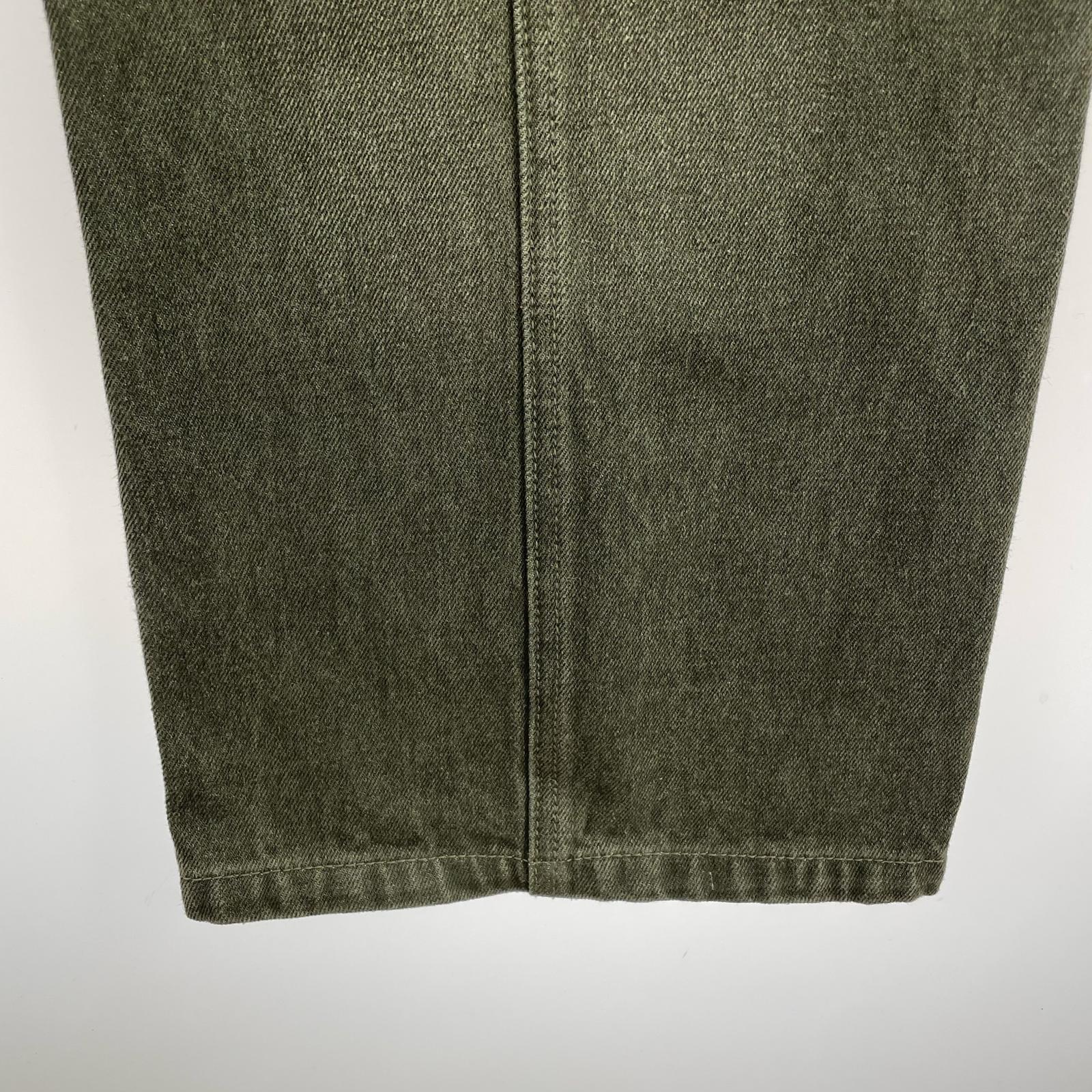 パンツ RAPTOR LAYERED WIDE-LEG JEANS カーキ W30 28 カーキ