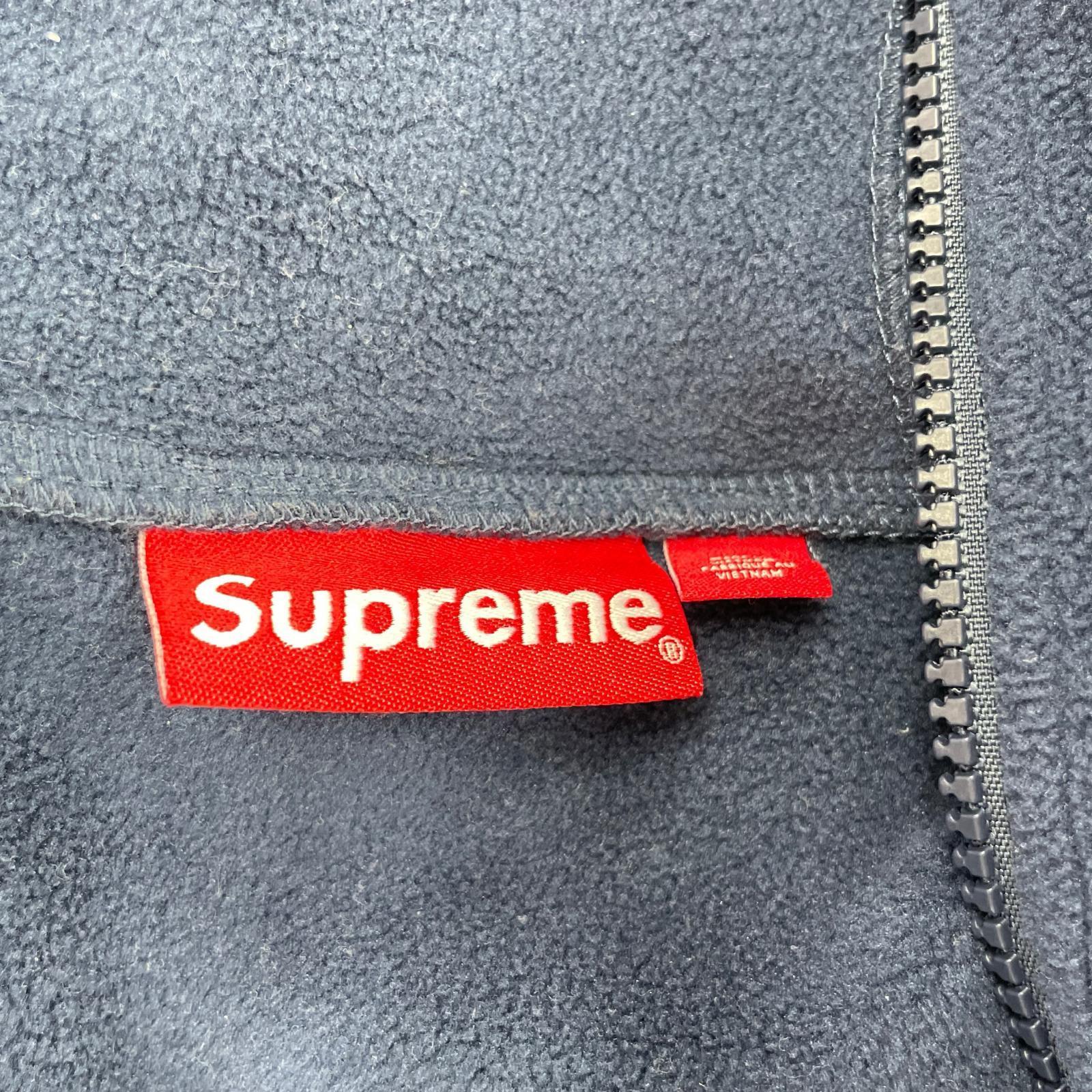 パーカー Supreme 23AW Facemask Half Zip Hooded Sweatshirt L 青 L ブルー
