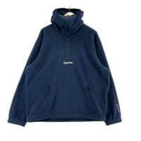 パーカー Supreme 23AW Facemask Half Zip Hooded Sweatshirt L 青 L ブルー