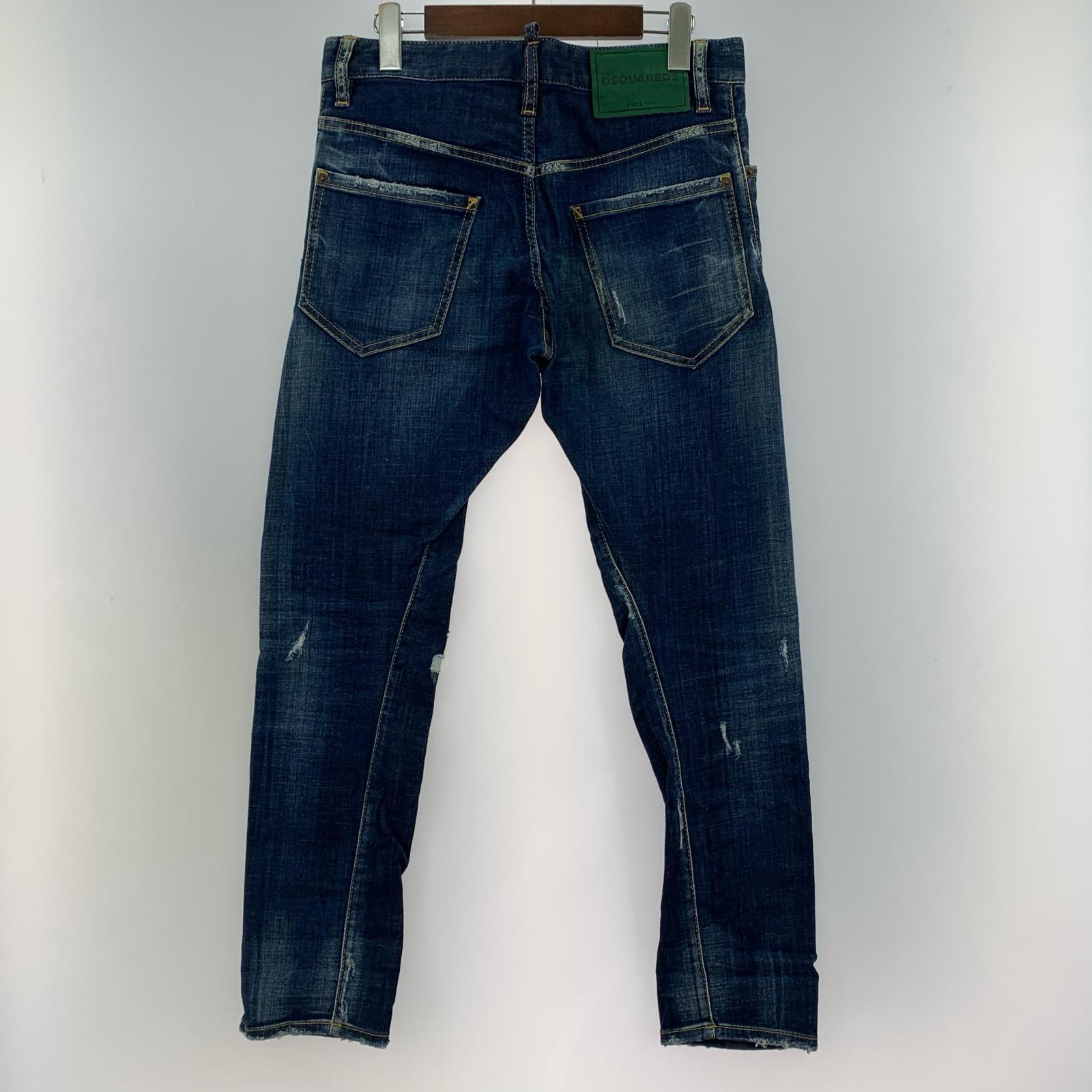 デニムパンツ Dark Reveal Wash Sexy Twist Jeans W31 44 ブルー