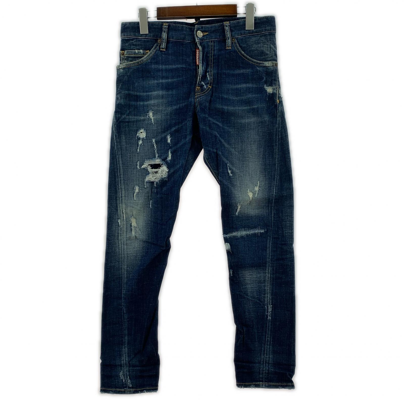 デニムパンツ Dark Reveal Wash Sexy Twist Jeans W31 44 ブルー