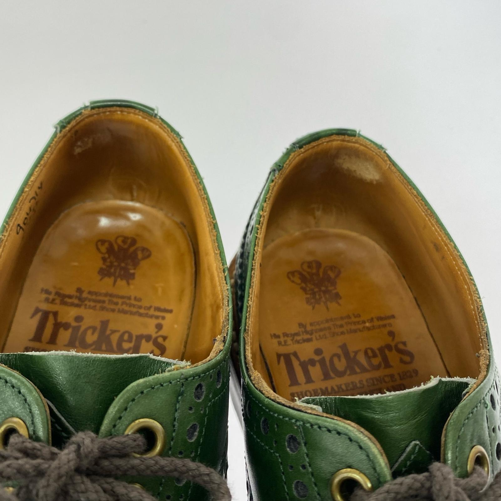 シューズ トリッカーズ KESWICK BOURTON 緑 M7292 UK5 約23.5cm グリーン
