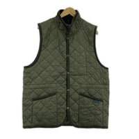 ジャケット LAVENHAM ハイネックキルティングベスト L オリーブ L