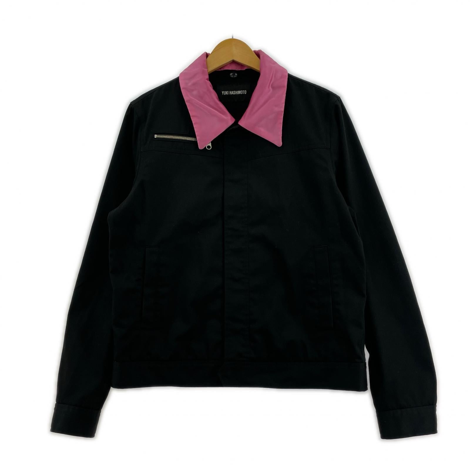 ジャケット YUKI HASHIMOTO CONVERTIBLE COLLAR JACKET 46 ブラック