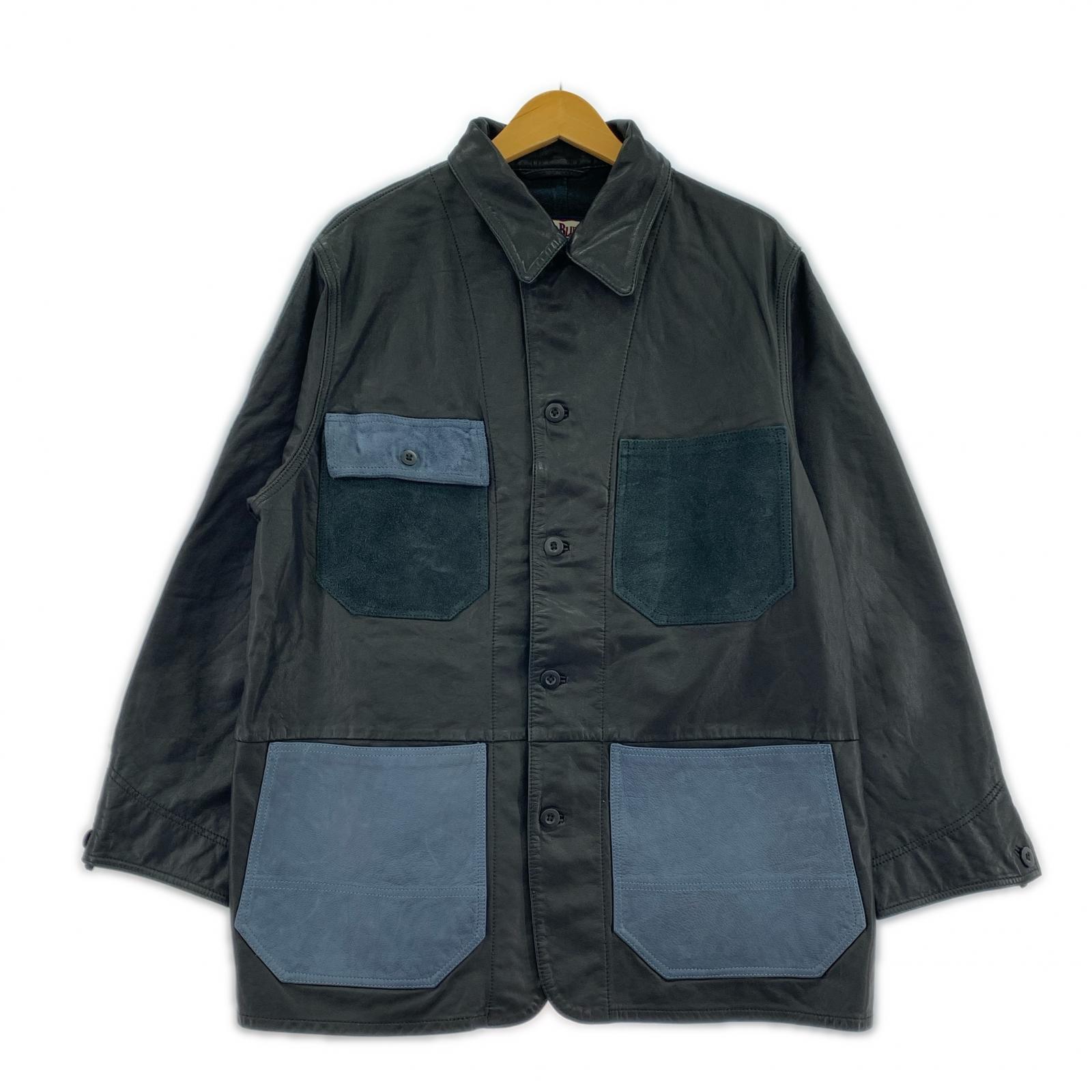レザージャケット Indigo Switch Leather Coverall/黒/3 3 ブラック
