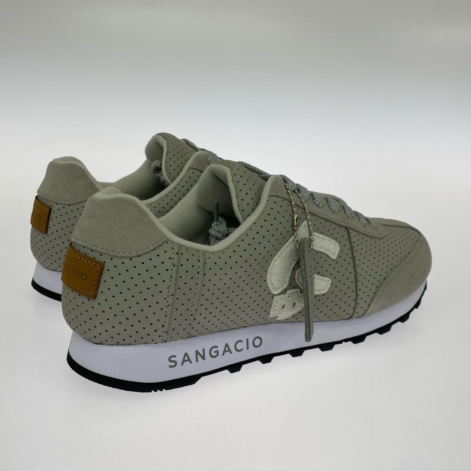 スニーカー SANGACIO/にゅ/パンチング/グレー/27cm 27cm (US9 UK8 1/2 EU44) グレー