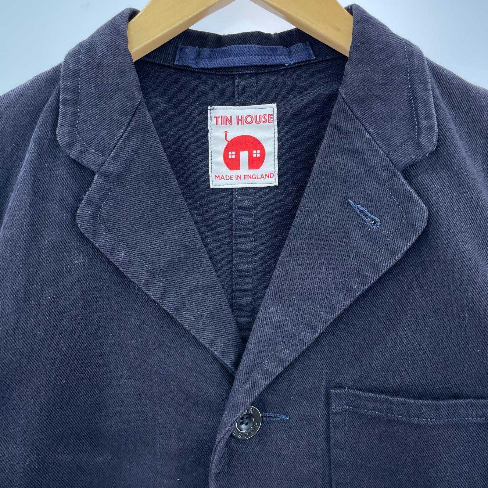 ジャケット イングランド製 OLD TOWN カバーオール NVY 36